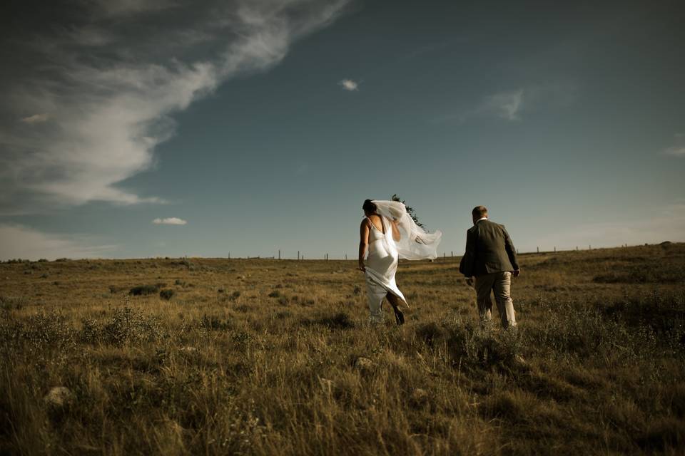 Eastend Wedding in the prairie