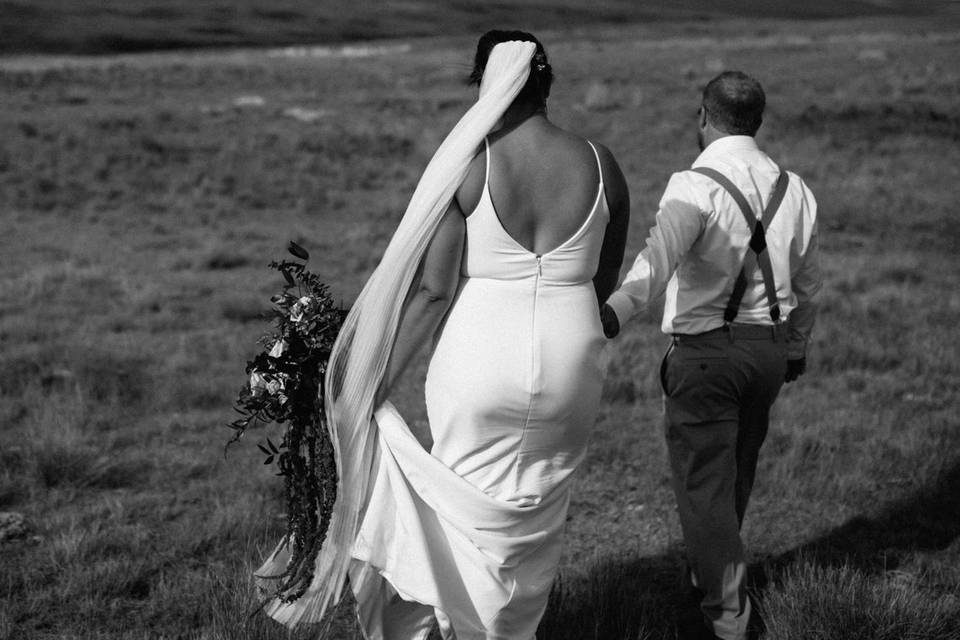 Eastend Wedding in the prairie