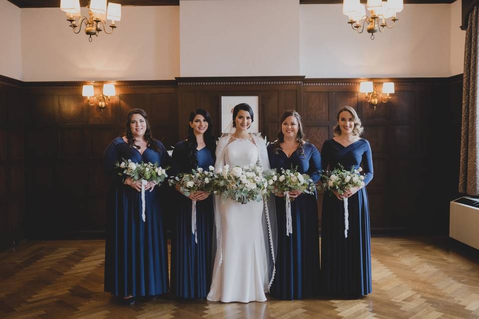 Bride and Her Girls