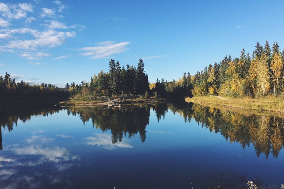 Lower pond