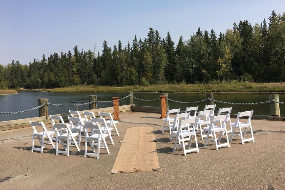 Mitchell Pond Ceremony