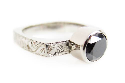 Diamond Free-flow Ring