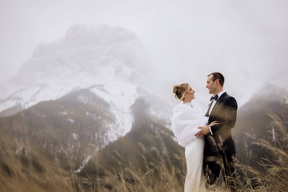 Canmore Winter Wedding
