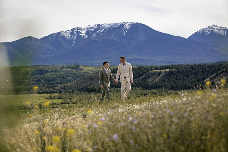 Spring Heli Wedding