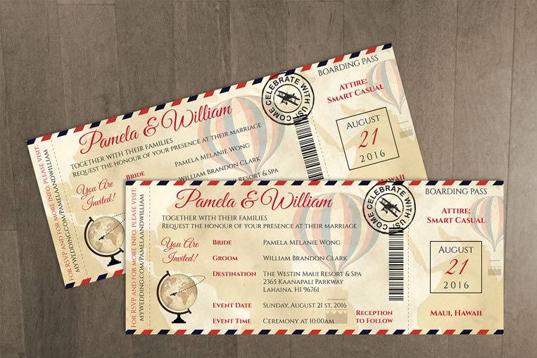 Vintage Destination Invitation