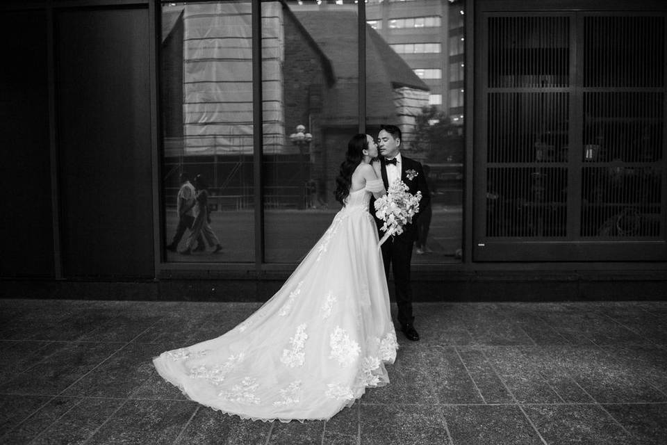 Bride and Groom Park Hyatt