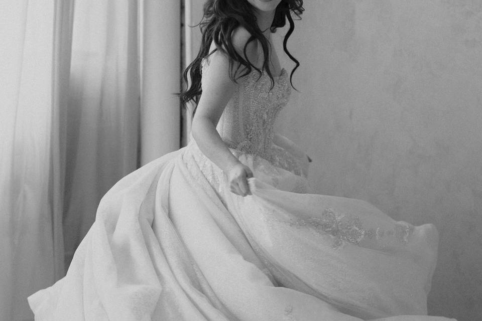 Bride Getting Ready