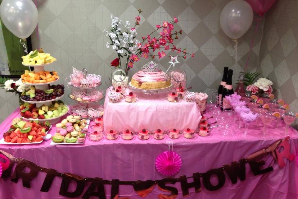 Bridal Shower Dessert Table