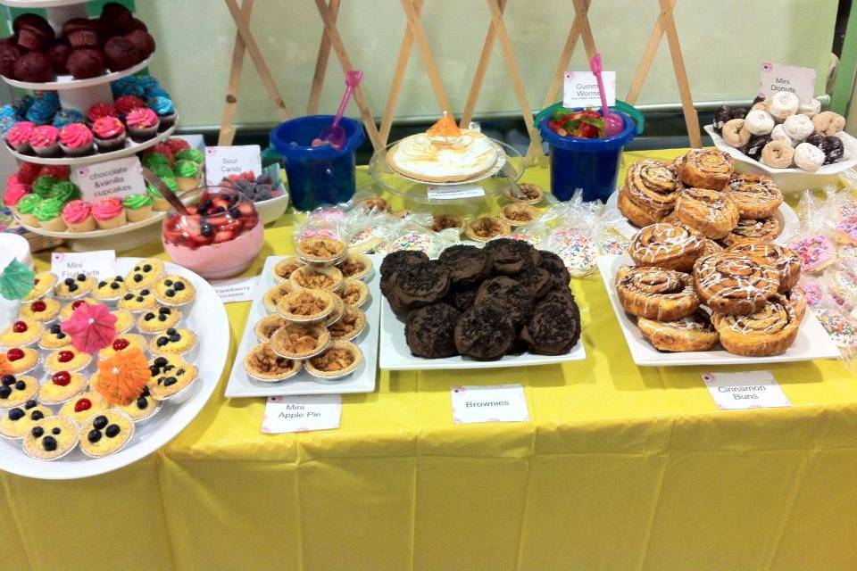 York University Candy Table