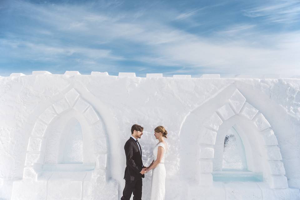 Snow Castle wedding