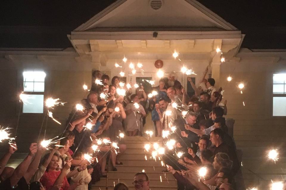 Sparkler Wedding