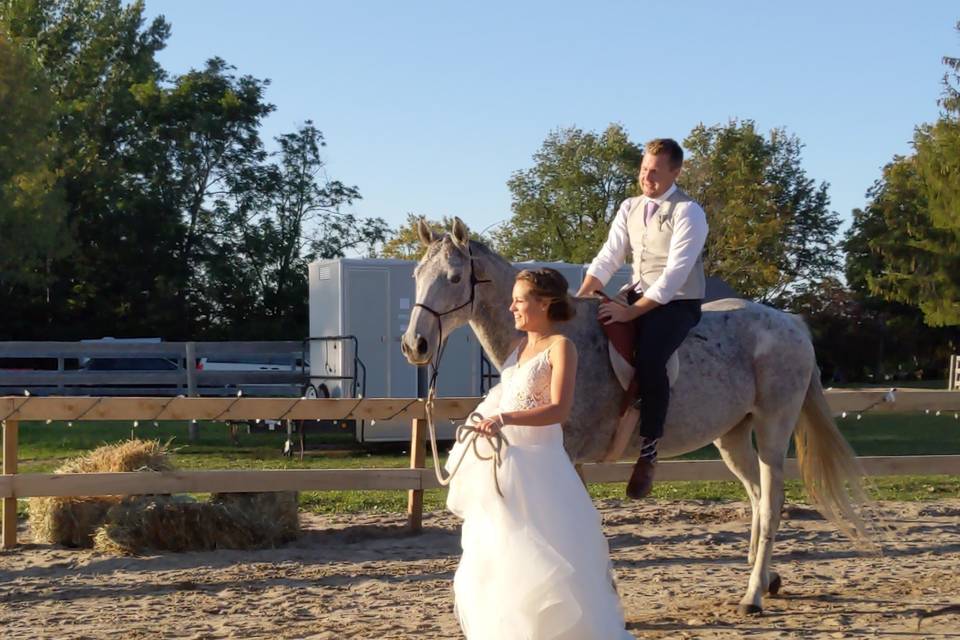 Guiding the groom