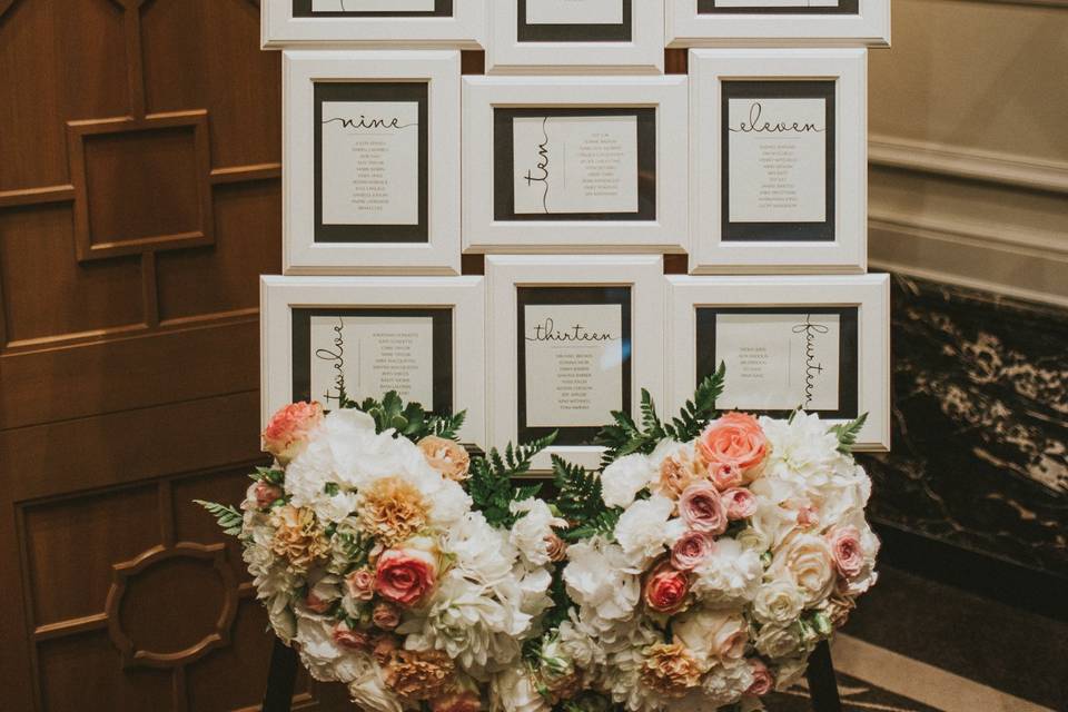 Chuppah flowers