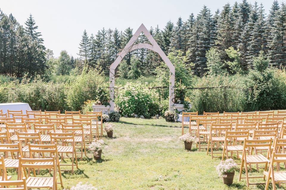 Pond Side Ceremony