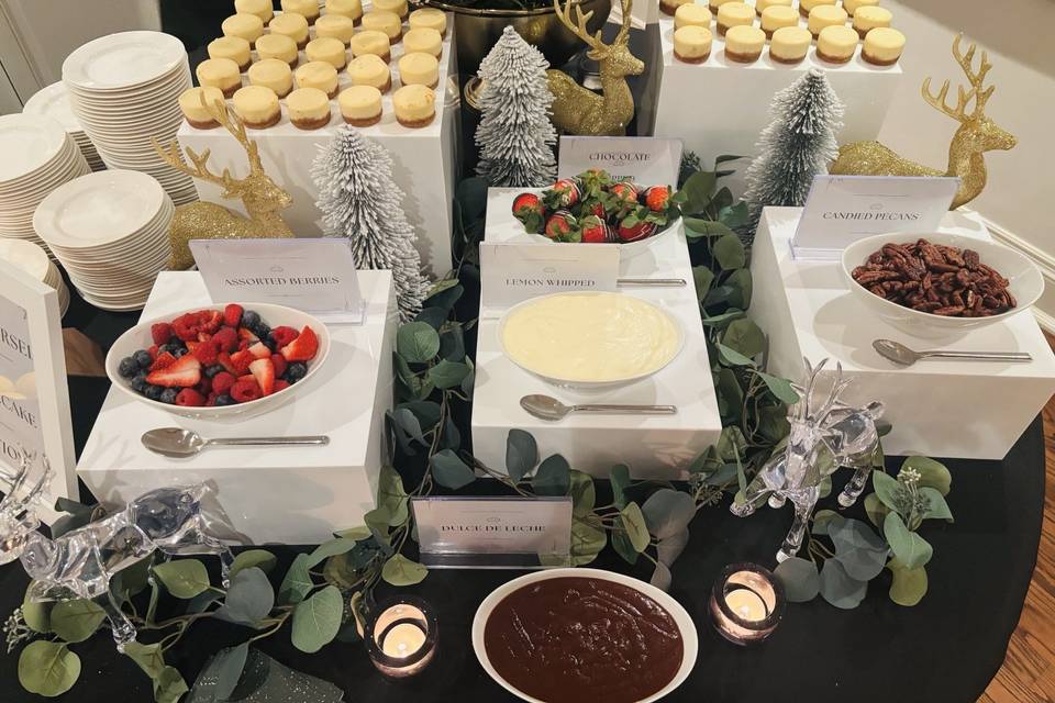 DIY Cheesecake Station