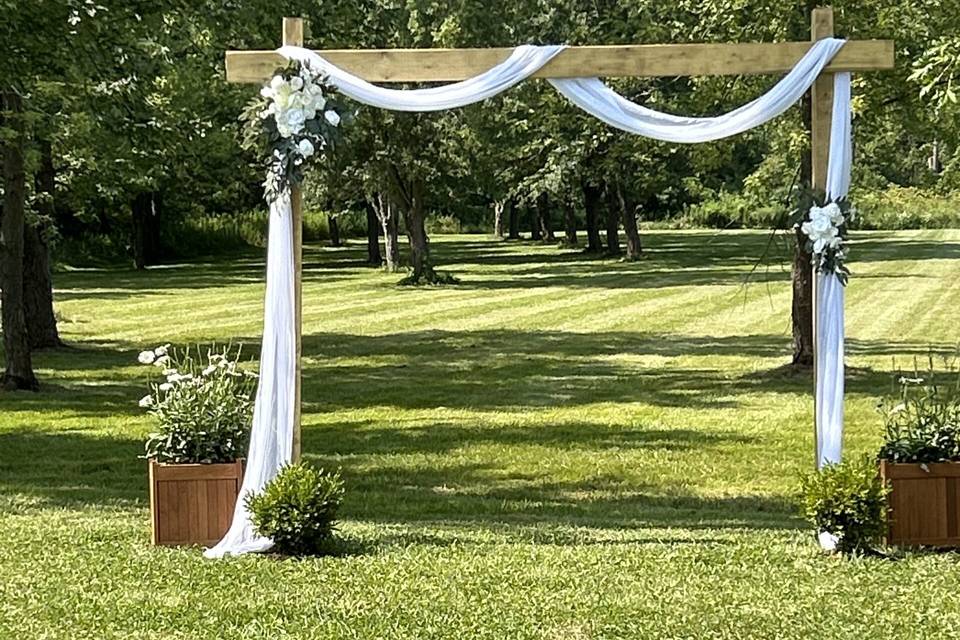 Outdoor wedding