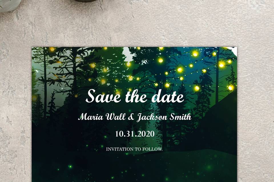 Fantasy save-the-date