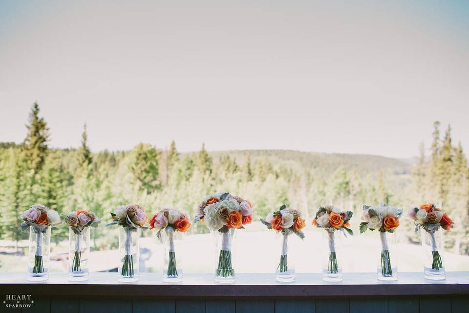 Okotoks, Alberta wedding flowers