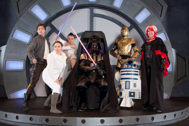 Scene from Star Wars Parody