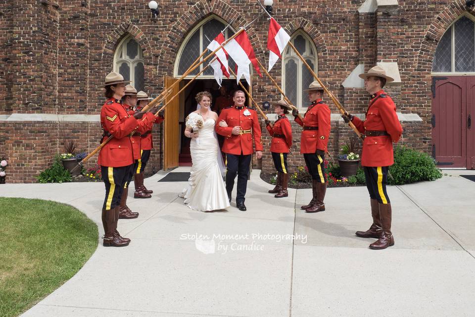 RCMP Wedding