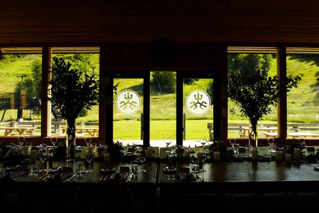 View from the banquet hall