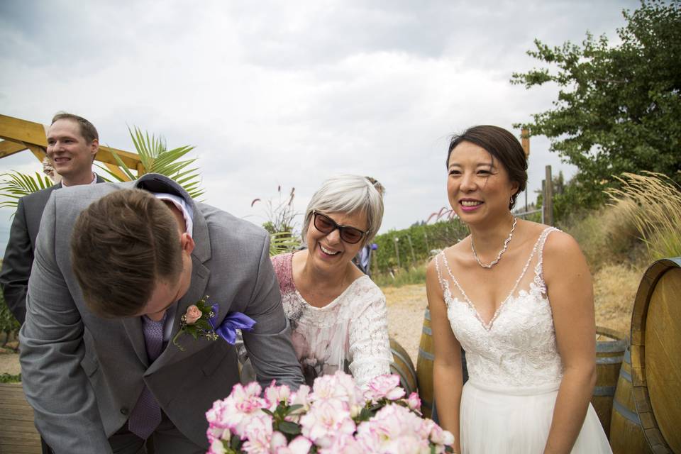 Laugh with the Officiant