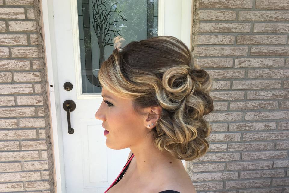 Luxurious updo