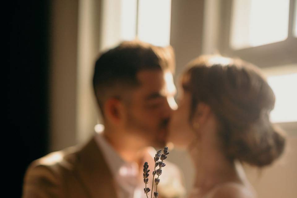 Groom and bride