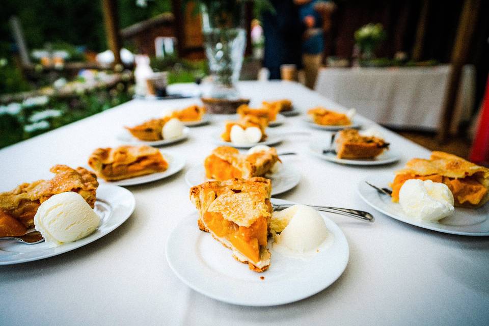 Catering at wedding, Vancouver