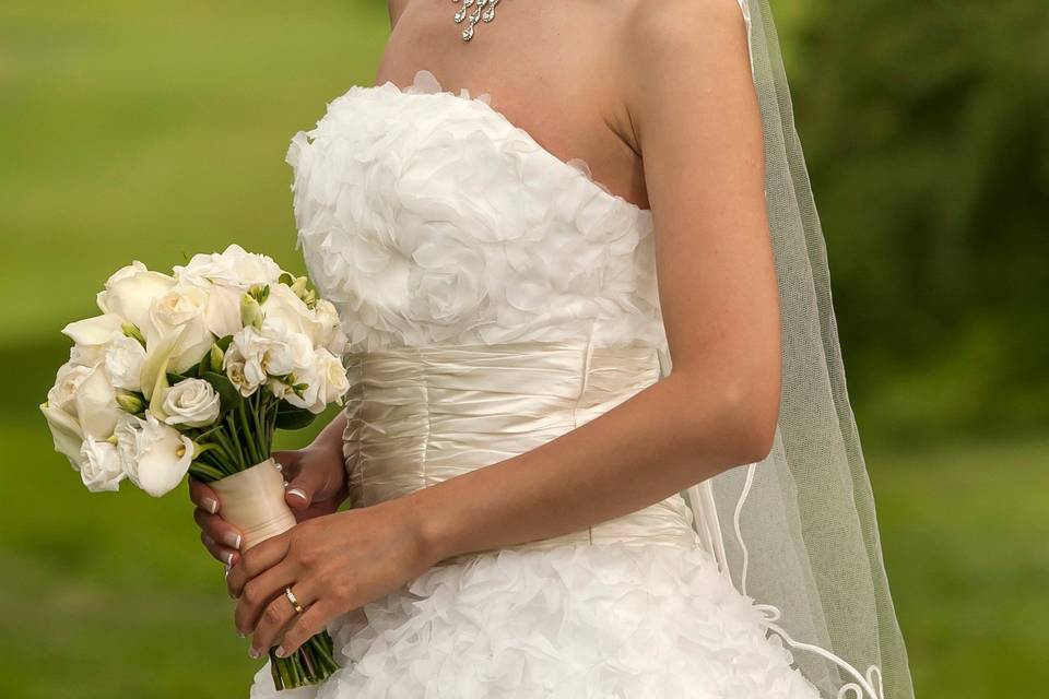 A beautiful wedding portrait