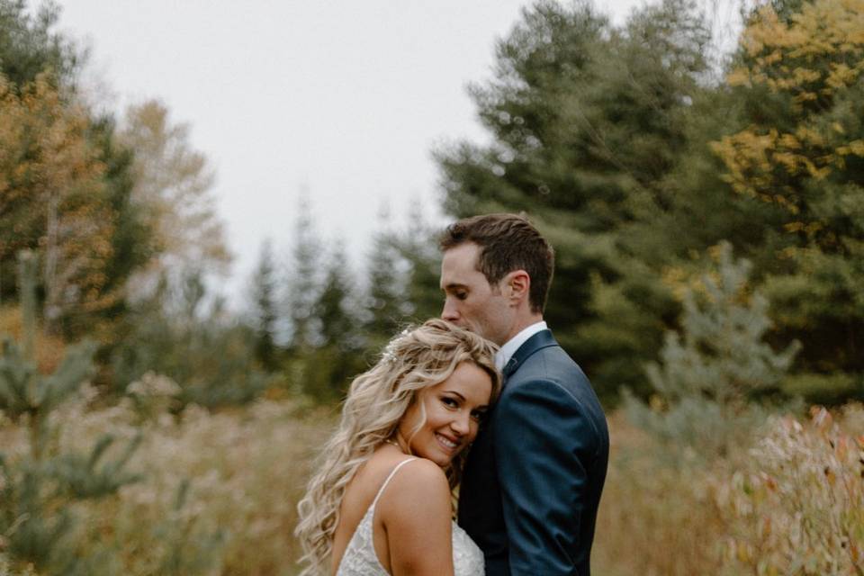 Bride and groom portraits