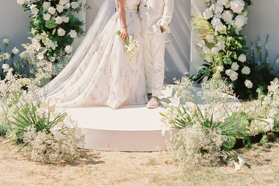 Beautiful summer wedding