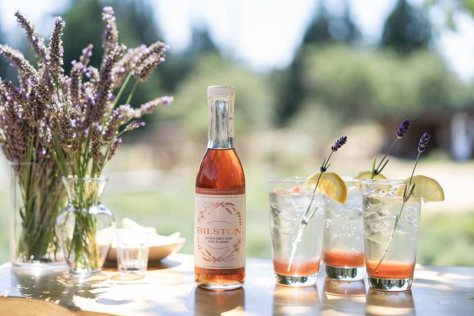 Our lavender syrup