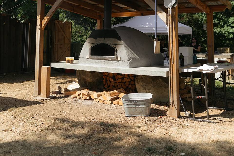 Our pizza oven