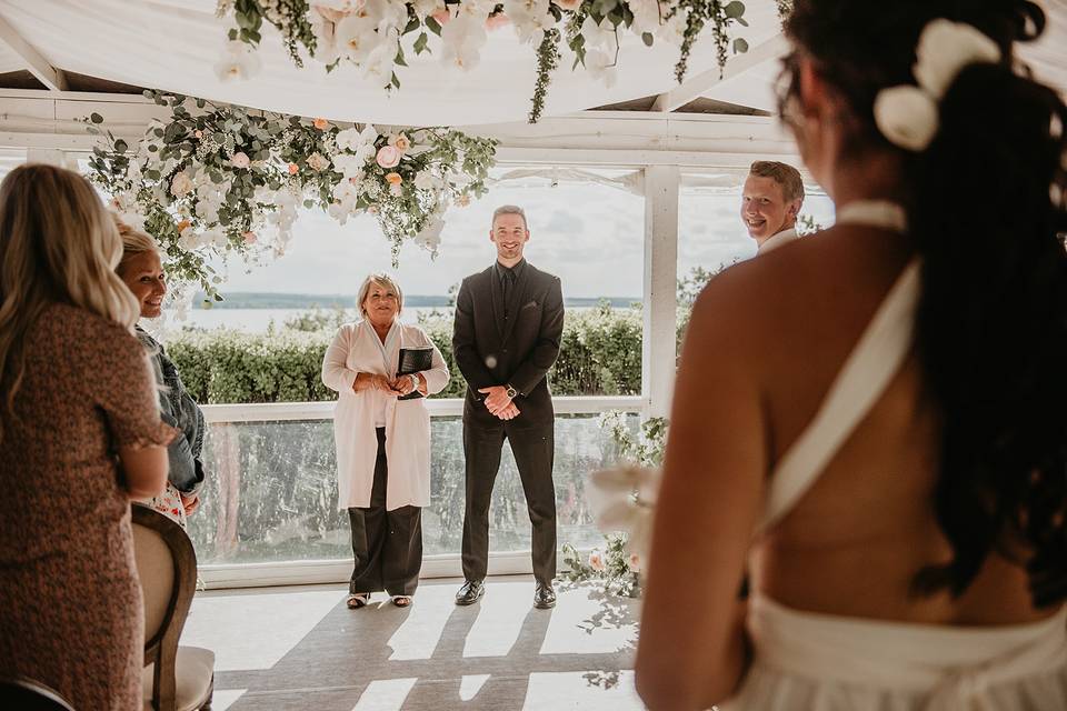 Intimate Ceremony - Patio