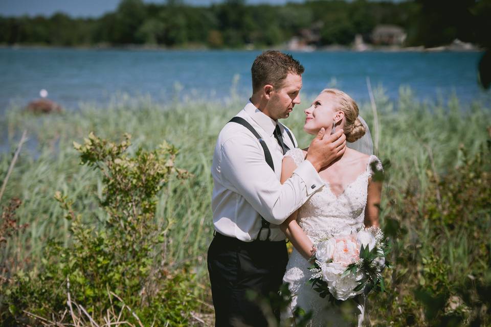 Beach wedding photography