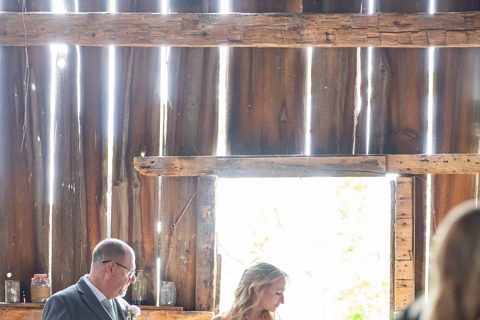 Barn wedding in Newmarket
