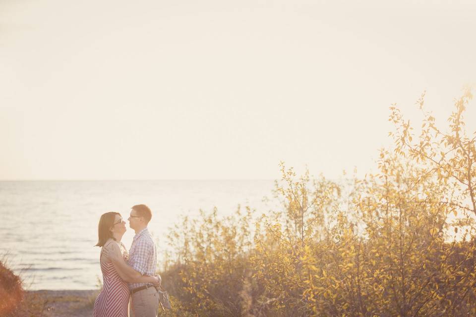 Beach engagement