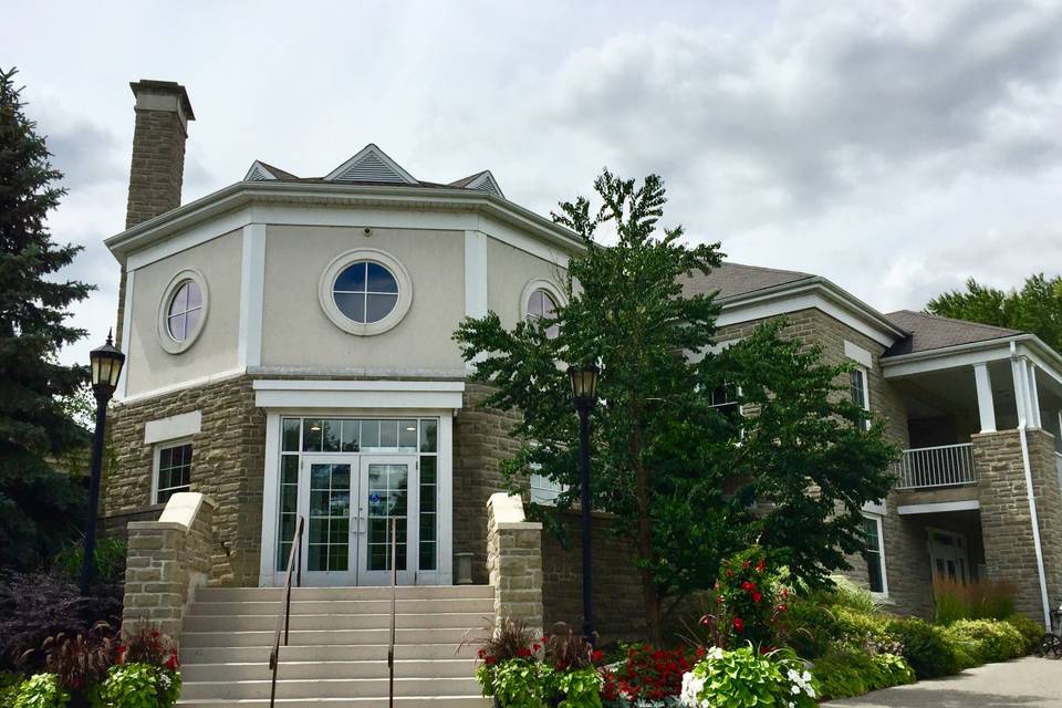 Clubhouse exterior