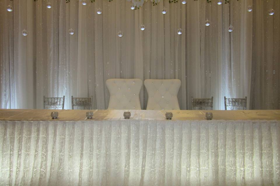 Toronto wedding decor