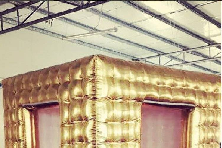 Gold Inflatable Booth