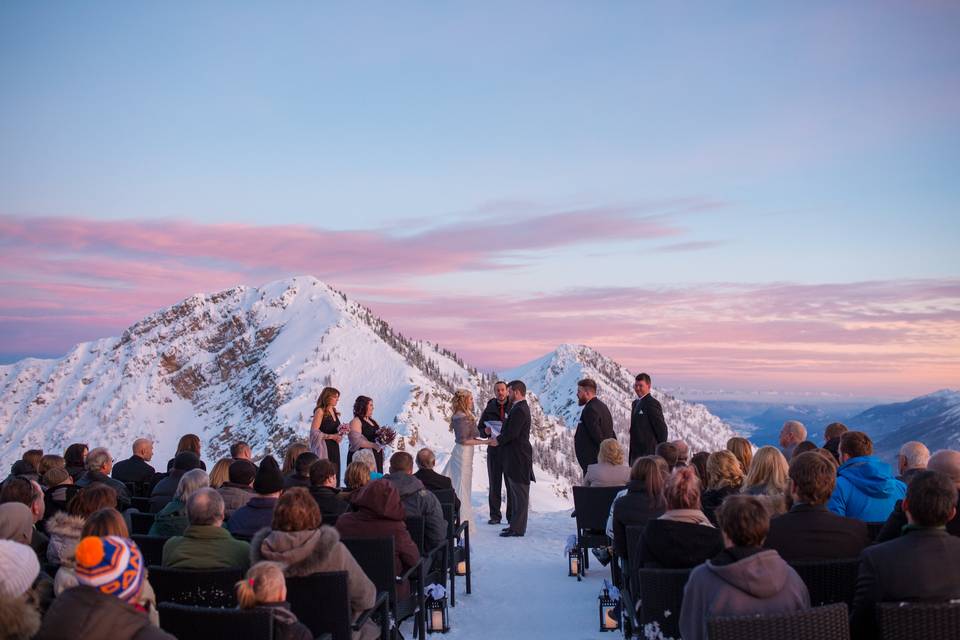 Married on top of the world