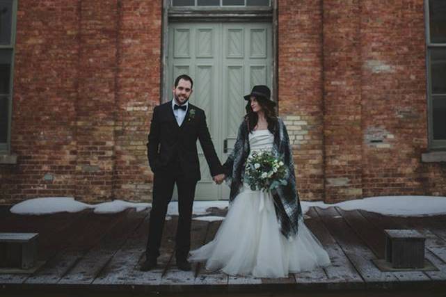 Guelph, Ontario wedding couple