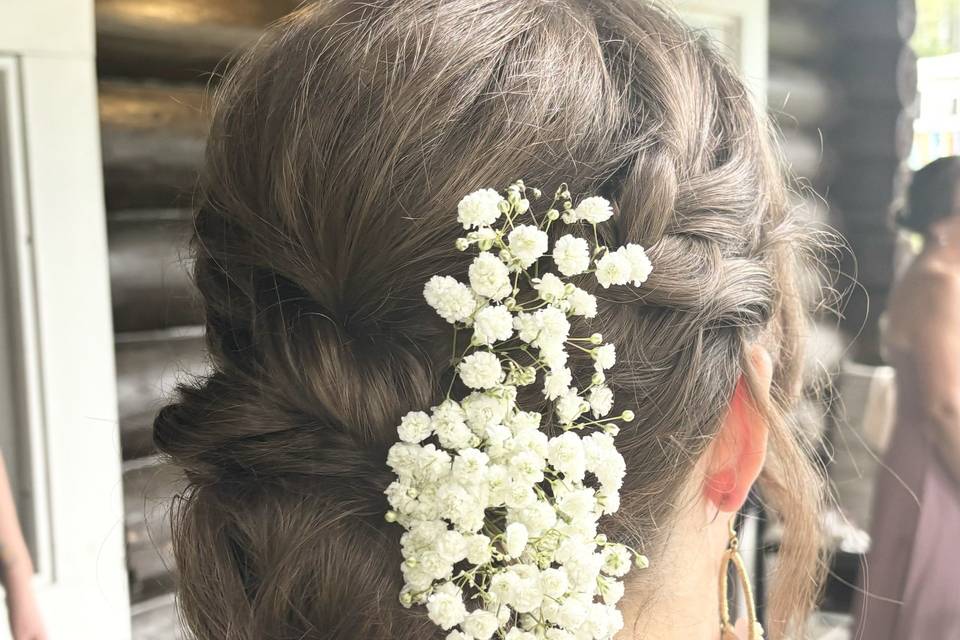 Bridal hair