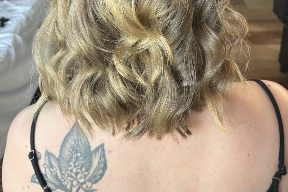 Bridesmaid hair