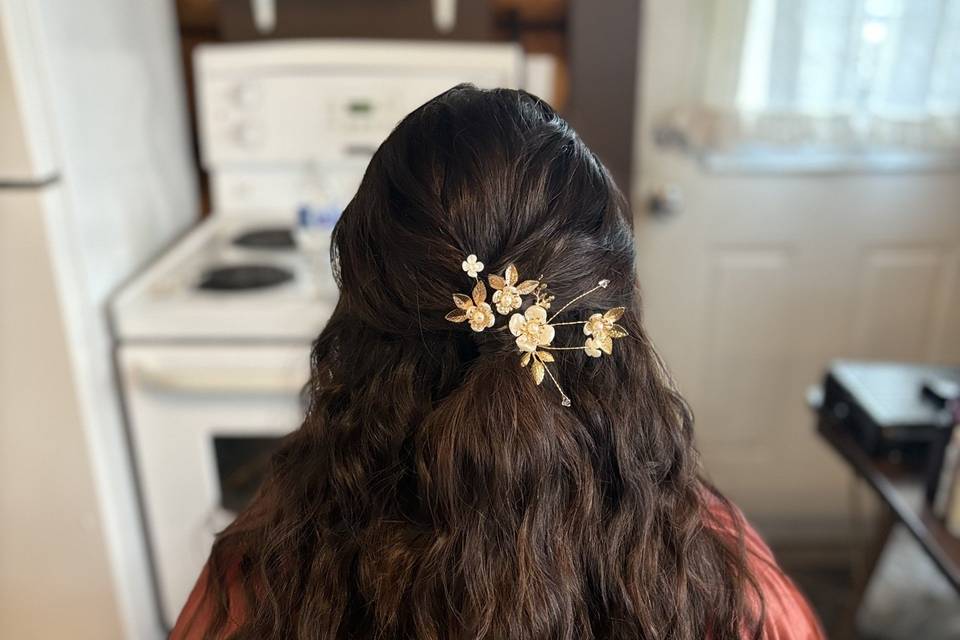 Bridesmaid hair