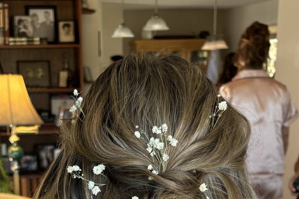 Bridal hair