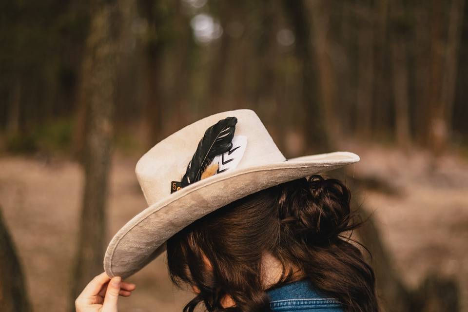 Western style hair