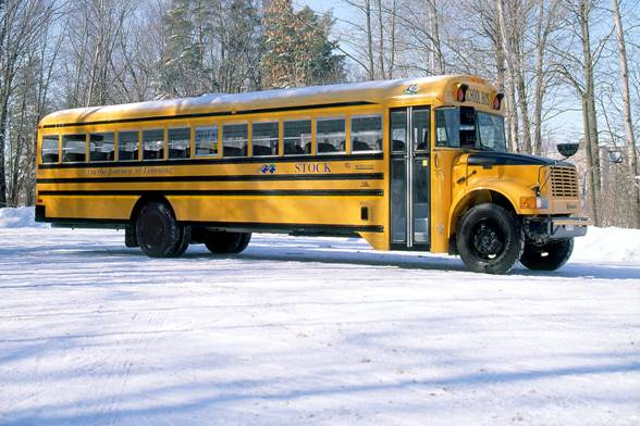 Large 44 passenger School Bus