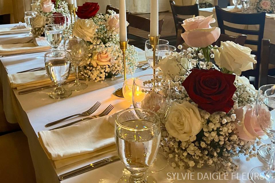 Centerpieces & Head table